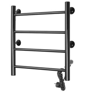 Полотенцесушитель электрический Domoterm Классик DMT 109-4 50x50 EK R чёрный